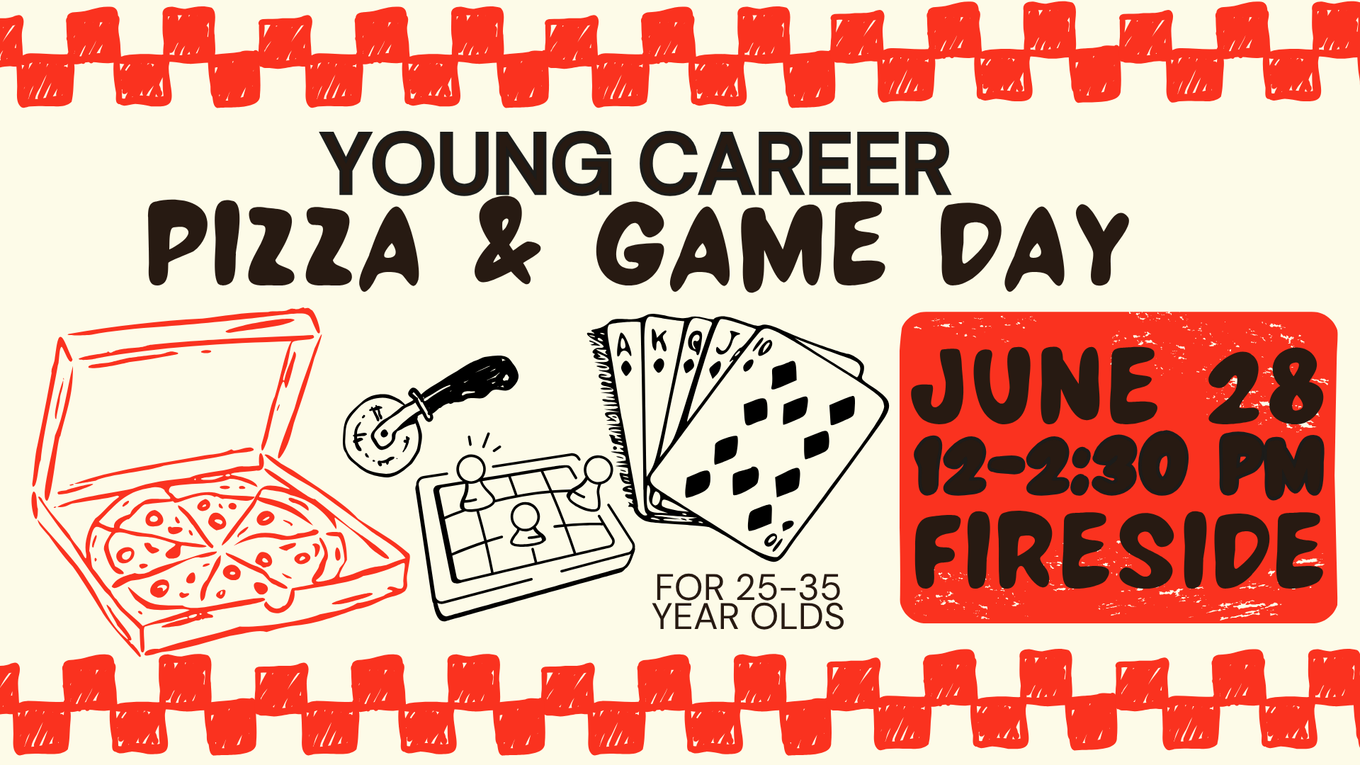 Young Career Pizza and Game Day