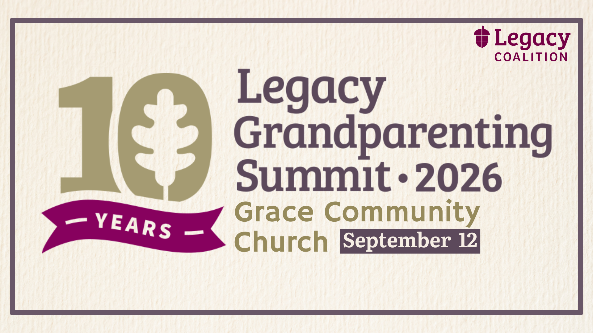 Legacy Coalition Grandparenting Summit Simulcast