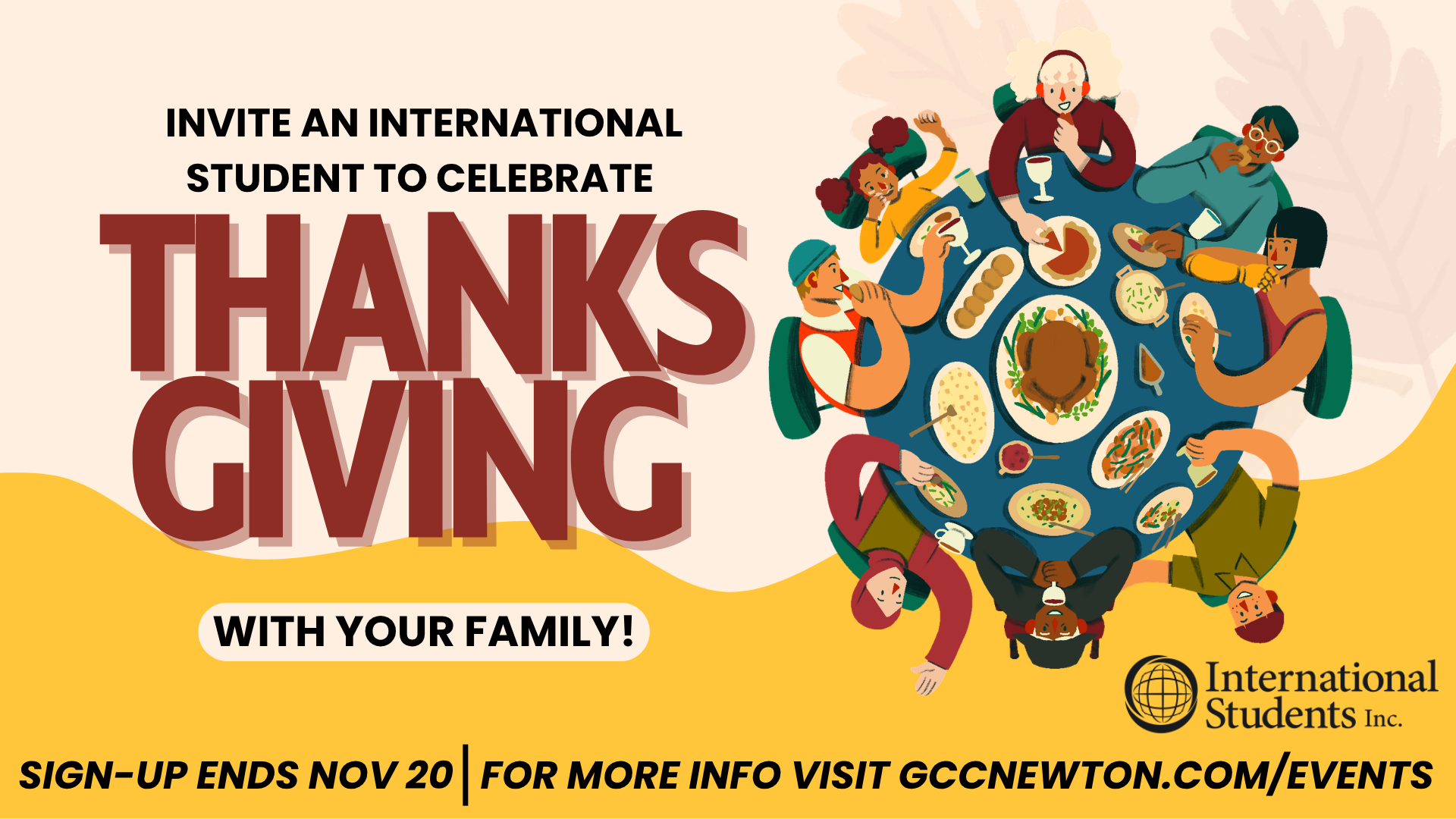 Invite Students to Your Home for Thanksgiving