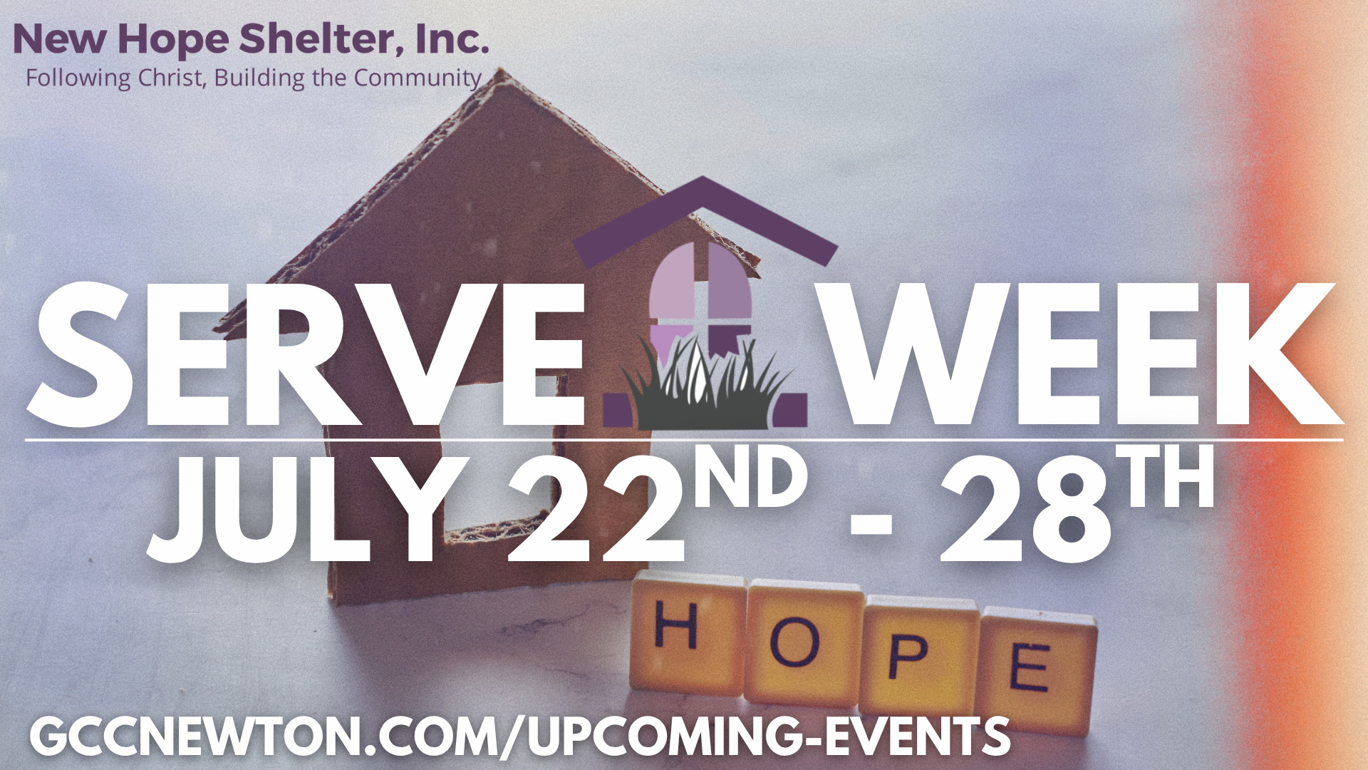 New Hope Shelter Serve Week