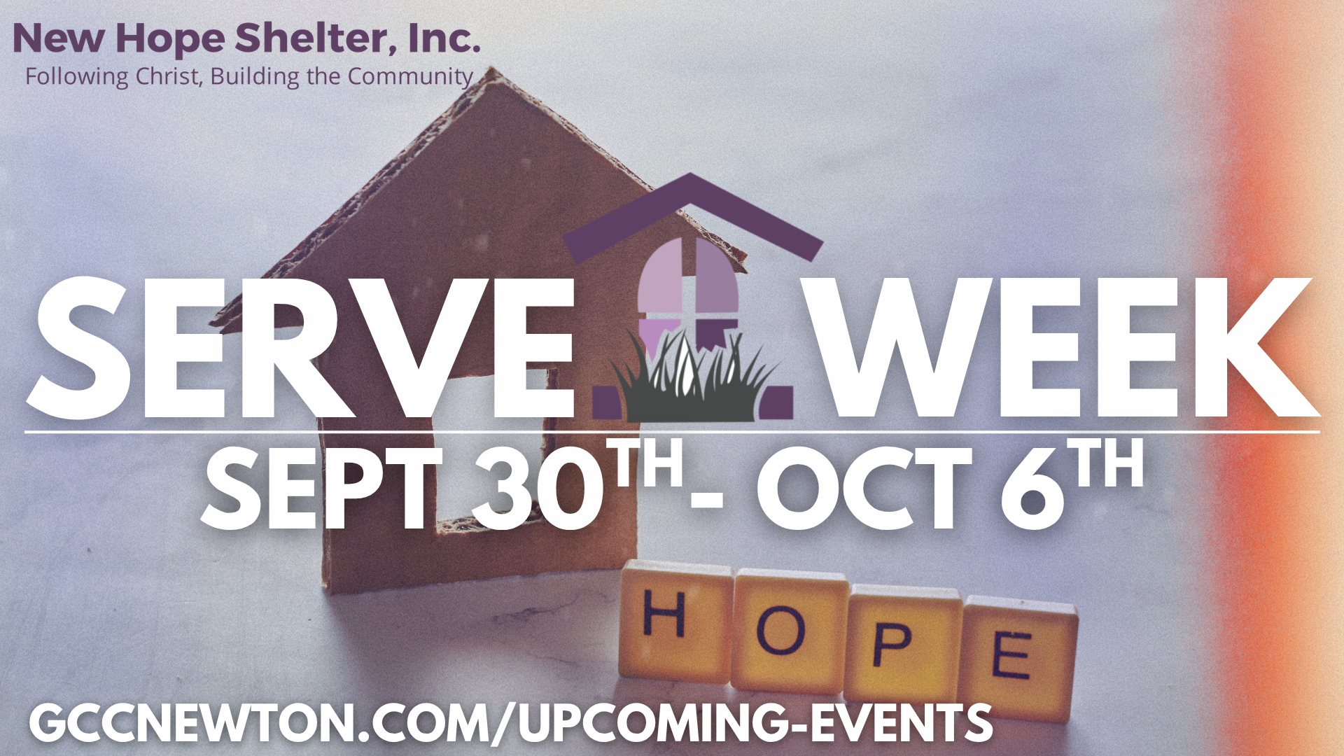 New Hope Shelter Serve Week