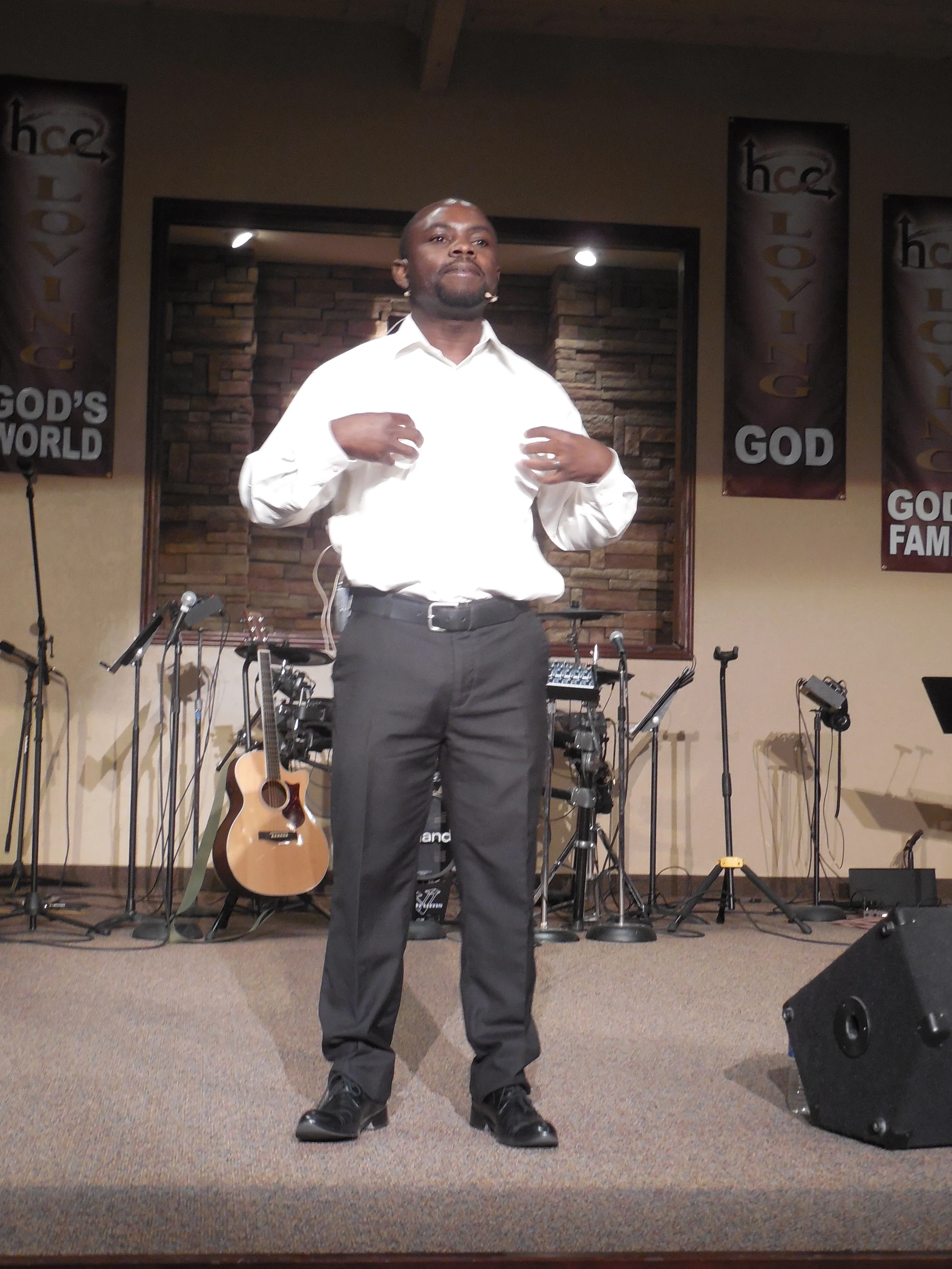During a trip to Peoria, Arizona in May 2015 Mulenga was blessed to preach to the congregation of Horizons Community Church.