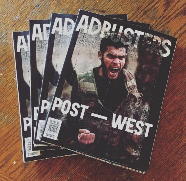 May/Jun 2016 issue. (Courtesy @adbusters Instagram)