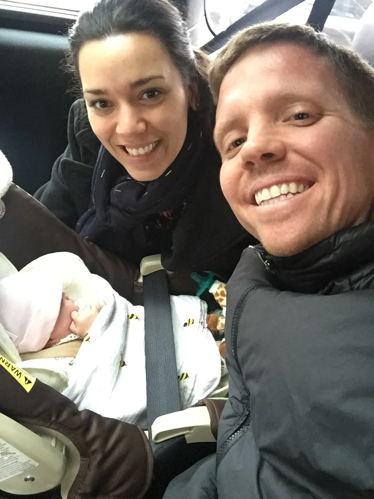 First cab ride! Such a New Yorker!