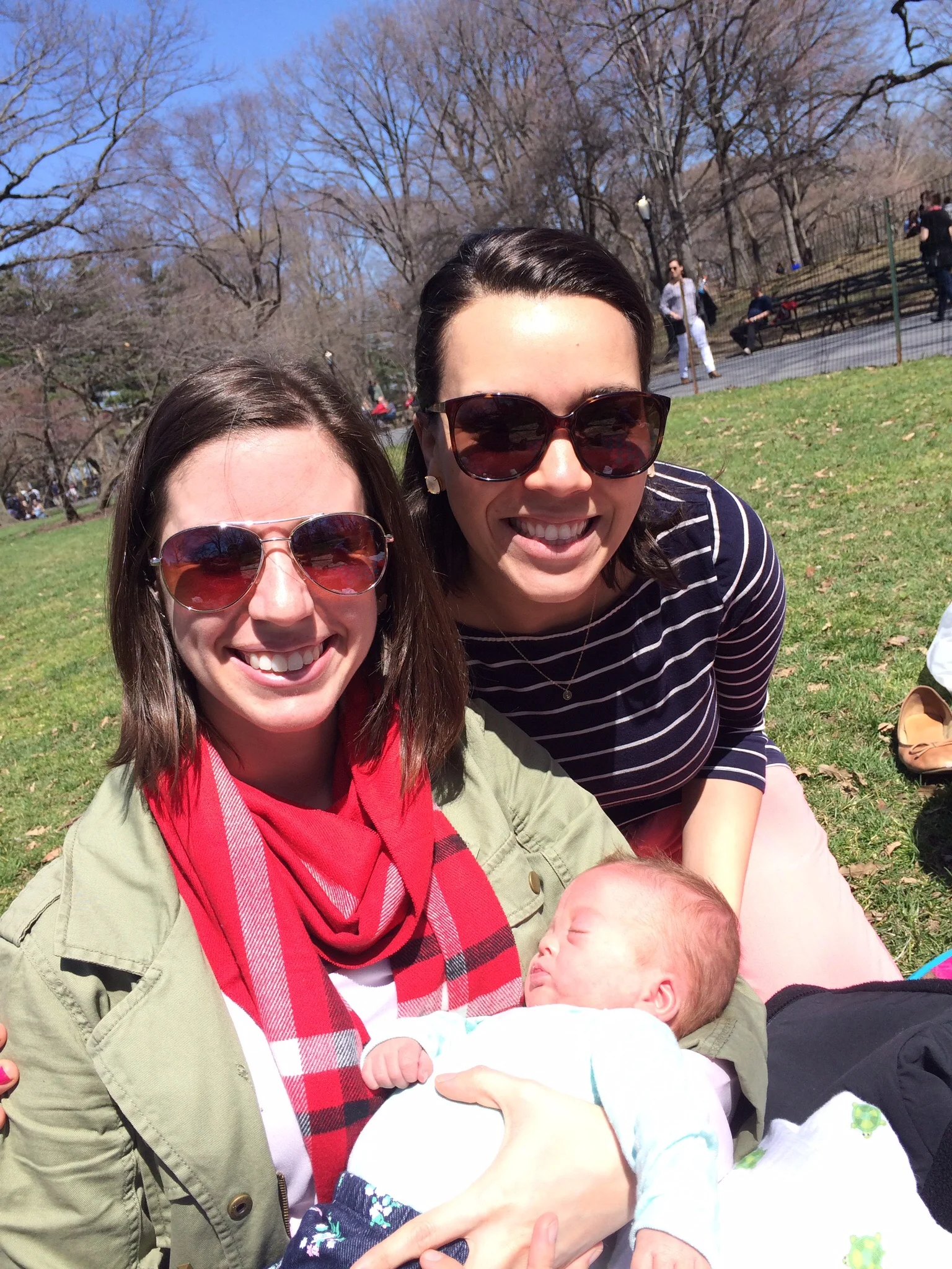 Aunt Jessa, Drea and Lucie in Central Park