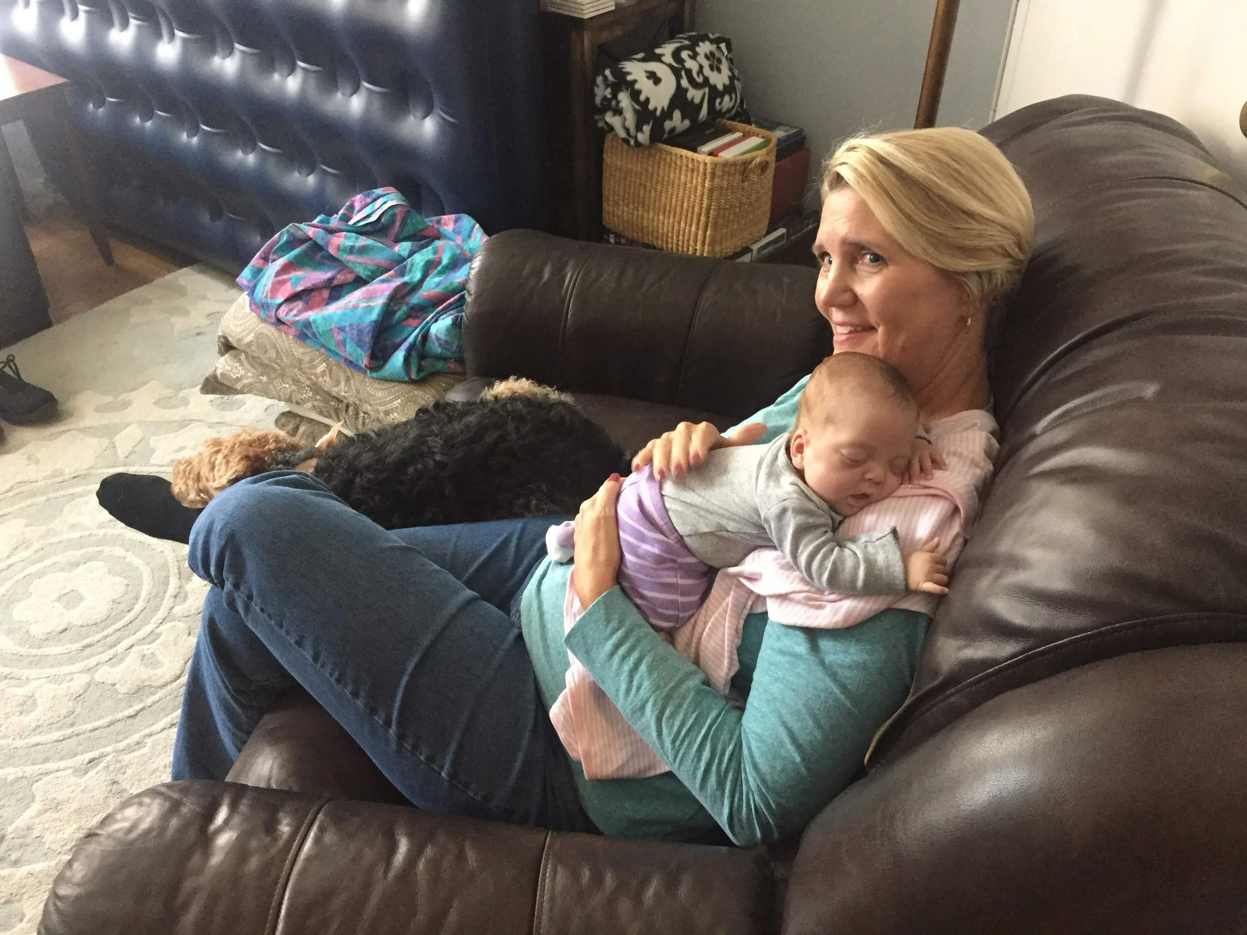 Grandma working her sleeping powers on everyone that comes close!