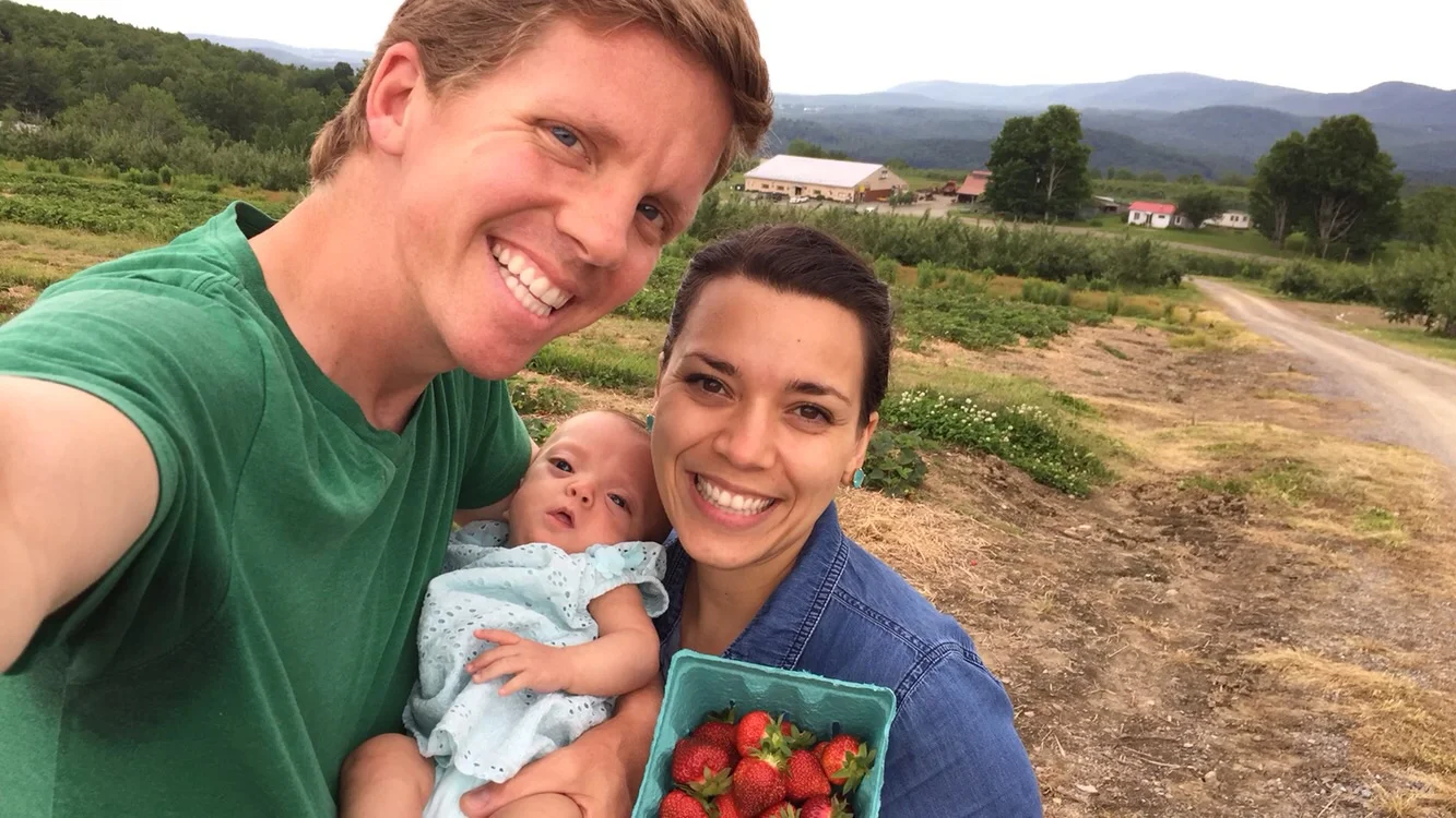 Turns out we were just a few weeks early for blueberry picking but happily, we still got gorgeous strawberries!