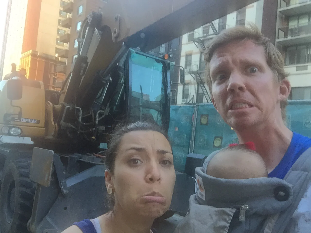 Oh no, the 2nd Ave subway construction has moved over to our side of the street!