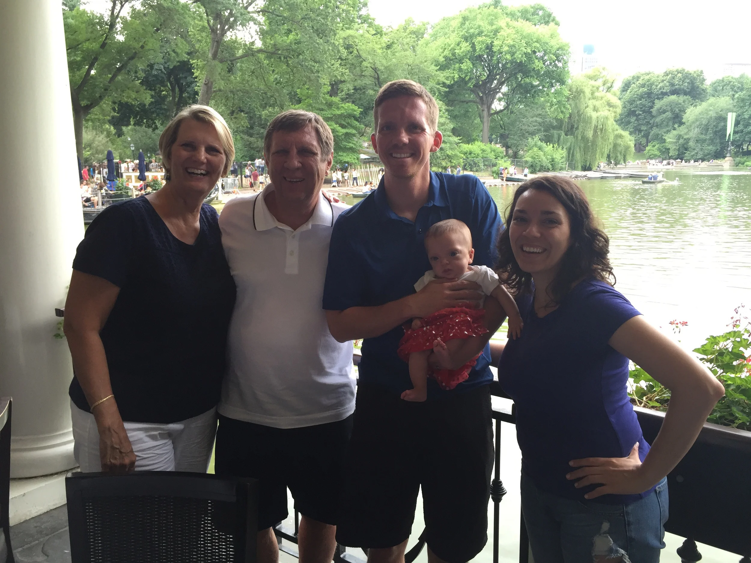 Brunch at the Boathouse in Central Park to celebrate Robby's belated birthday.