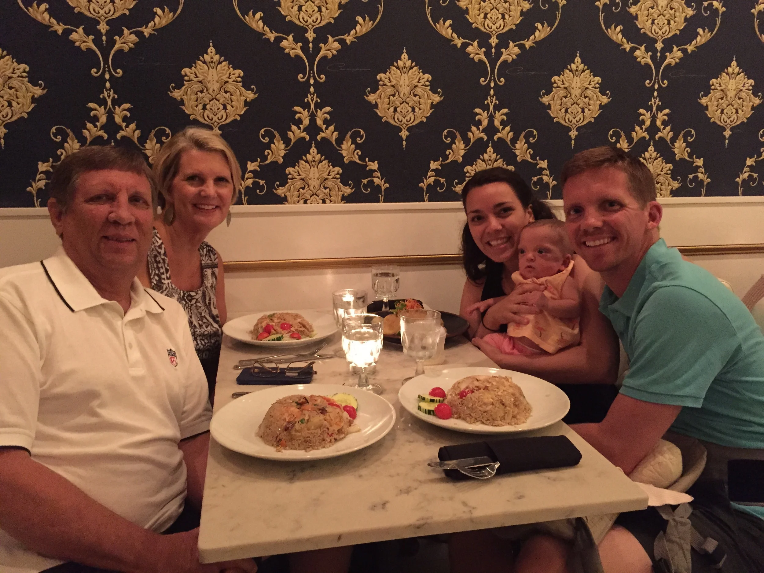 Dinner at a Thai restaurant to celebrate Drea's birthday a couple weeks early!