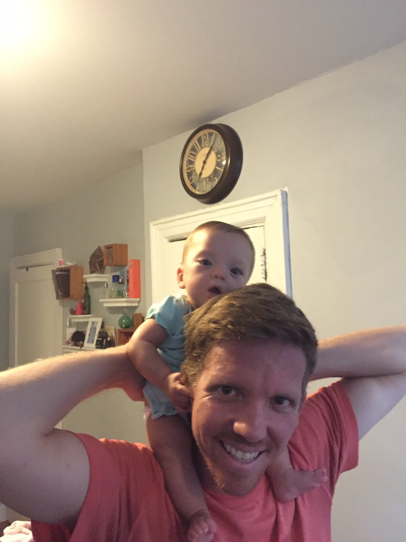 First piggy back ride! One of those little celebrations ;)