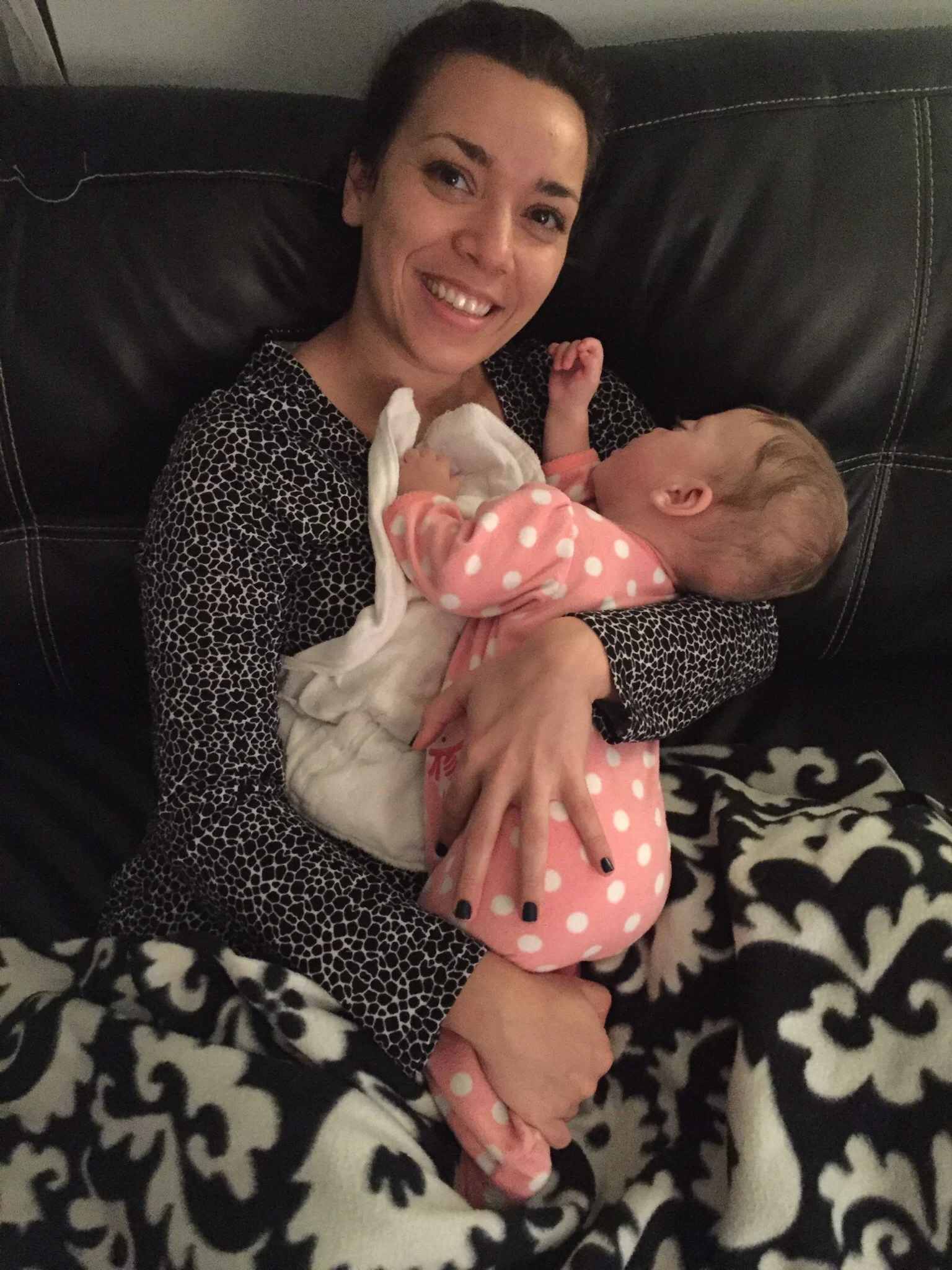 Sweet snuggles before bed