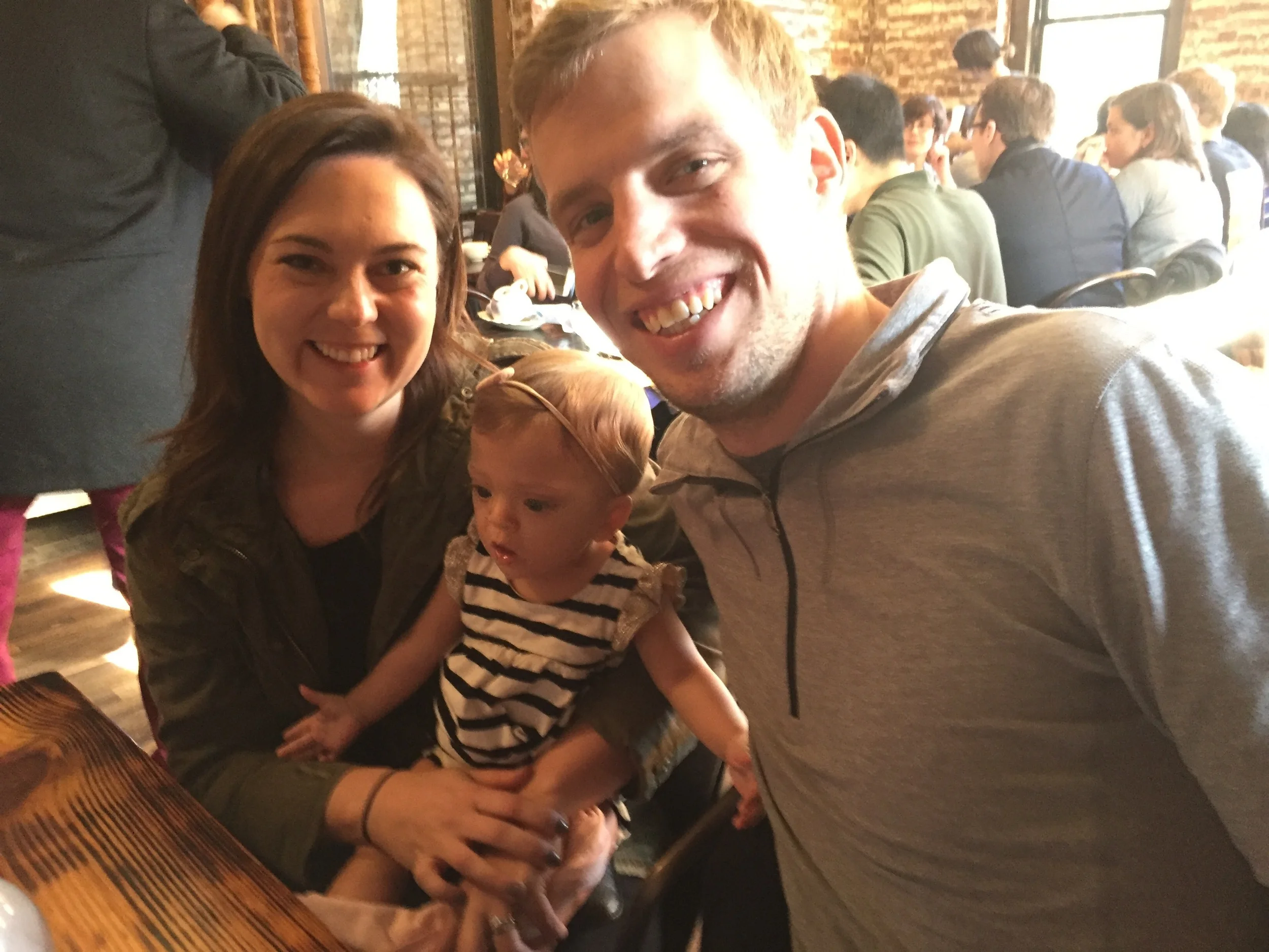 Brunch with Aunt Erin and Uncle Brett