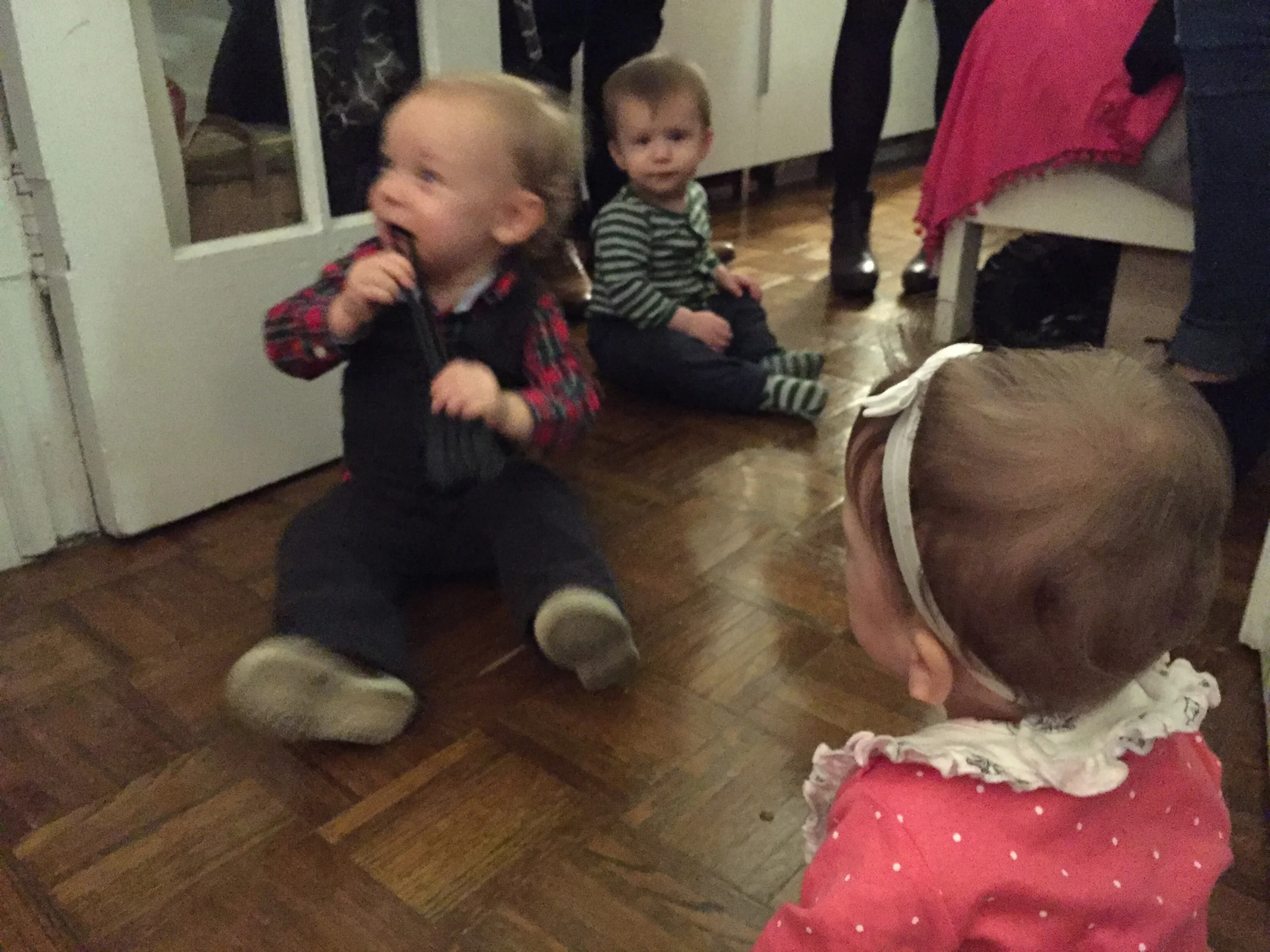 So many kiddos at the McVittie's Christmas party this year!