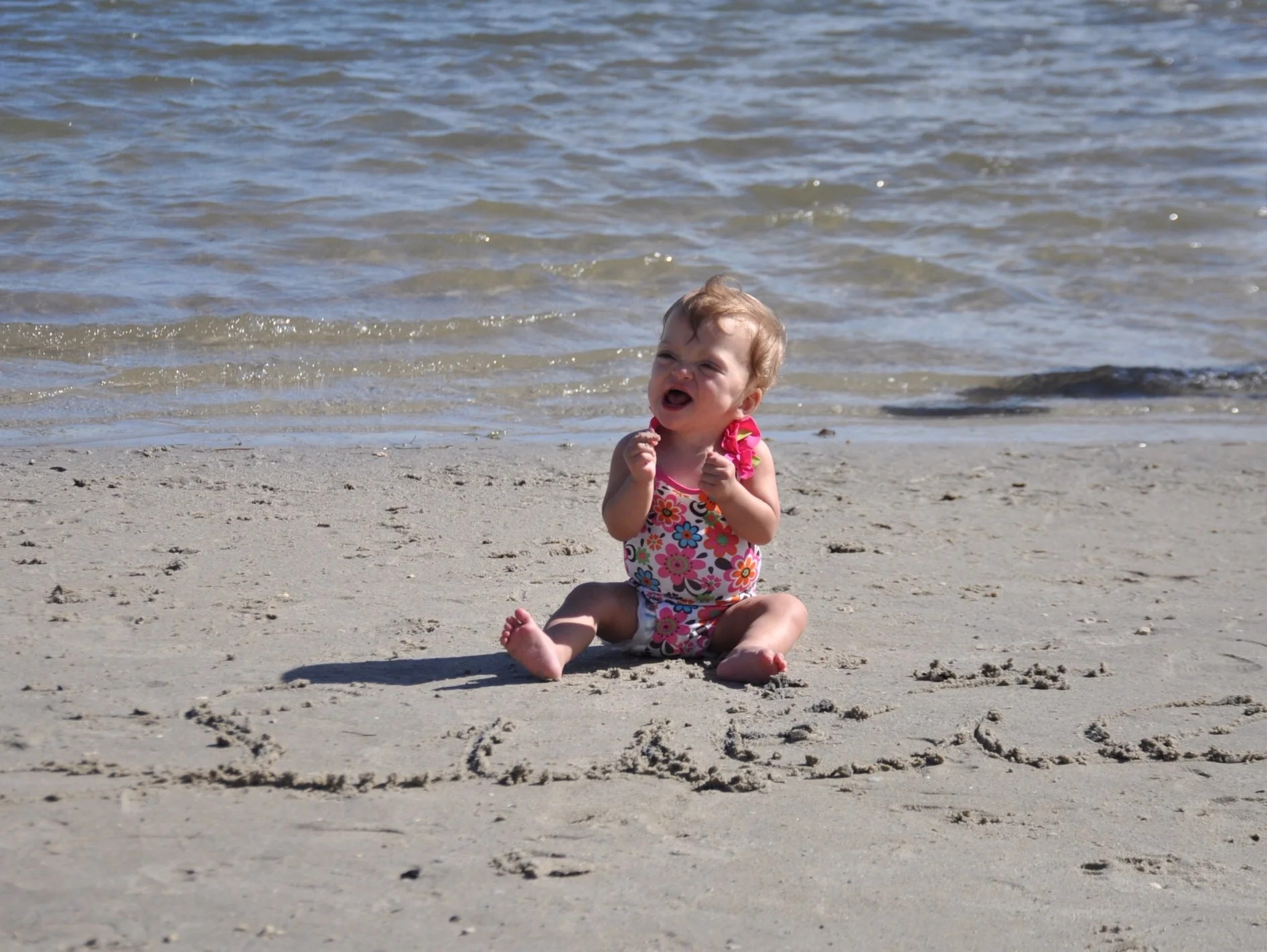 Our little beach bum