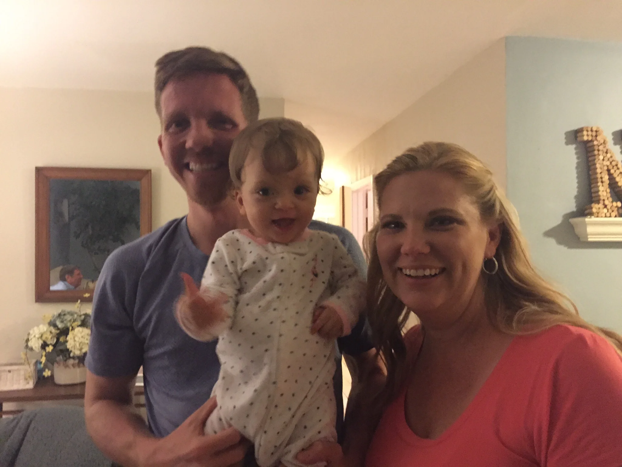 With Daddy & Aunt Crystal 