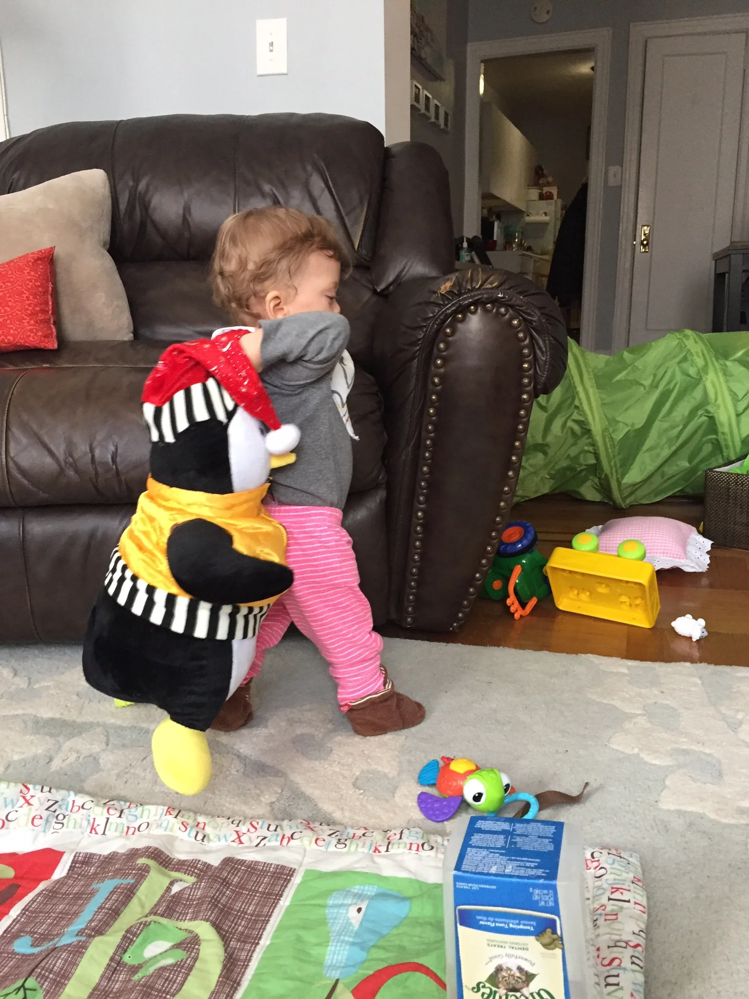 C'mon Huggsie, let's go.