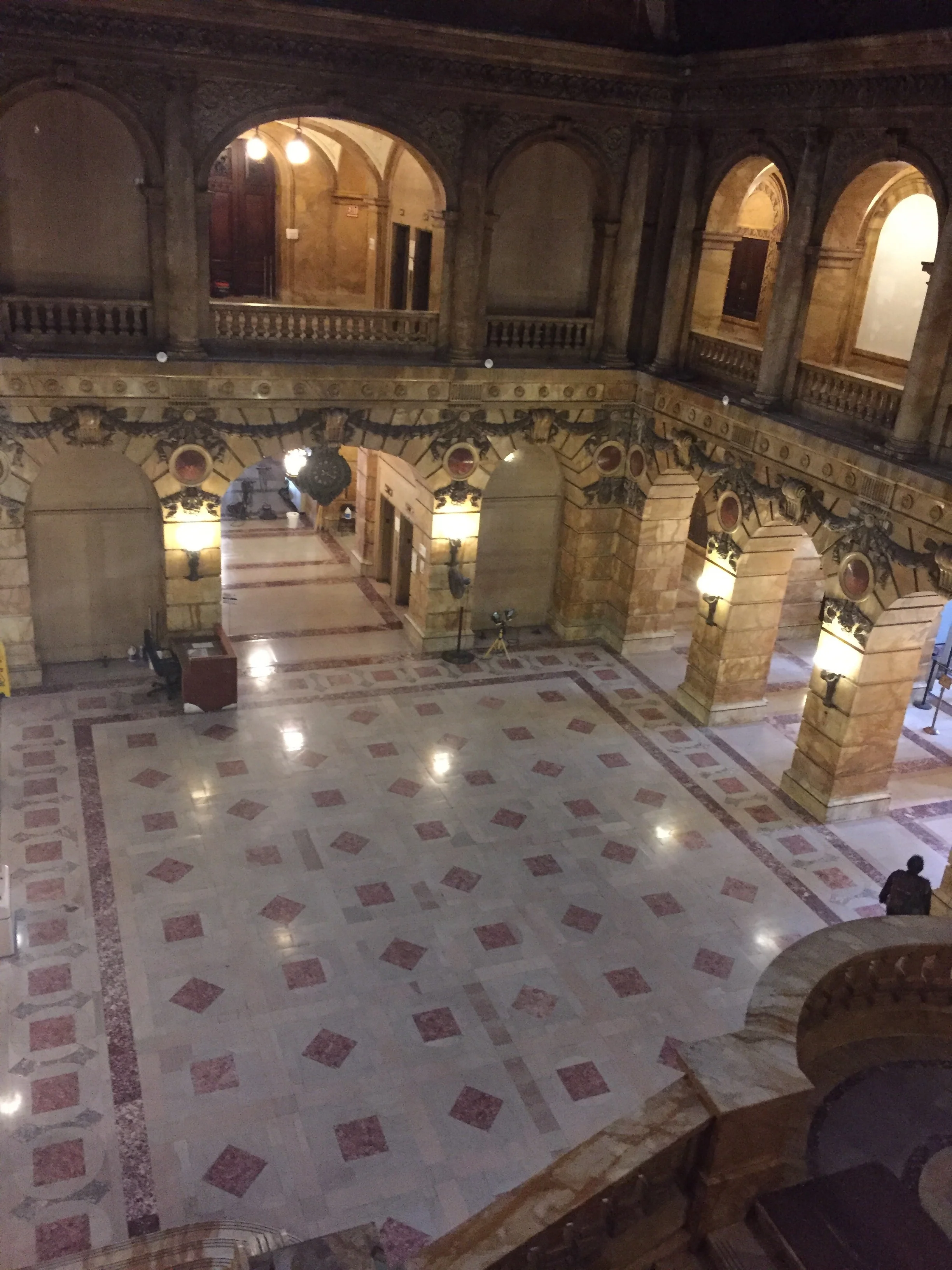 Inside New York City Hall after one of Drea's client calls. The architecture was so detailed. The picture doesn't do it justice, but had to share anyway.