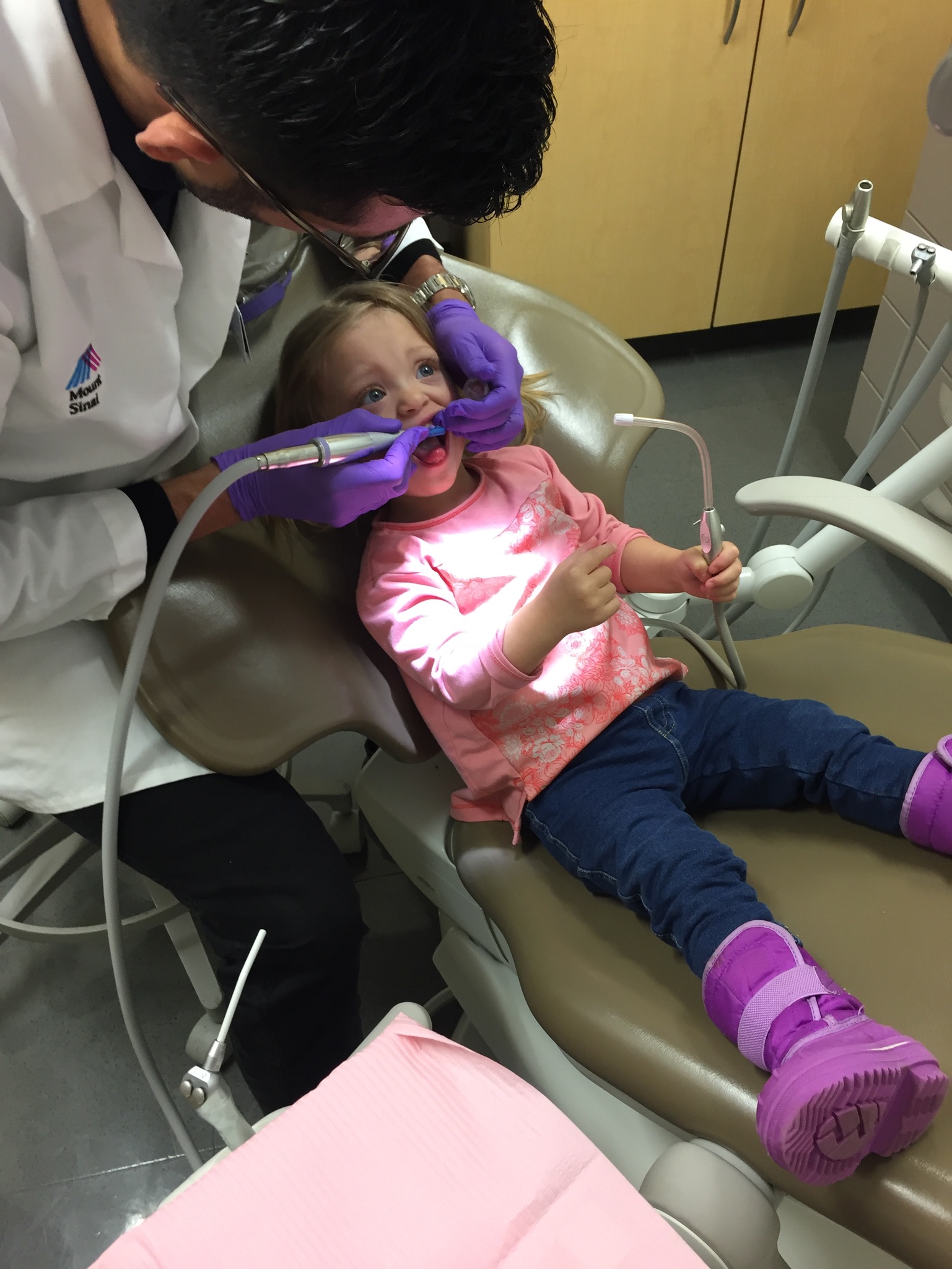  This dentist was amazing... and so was she! 