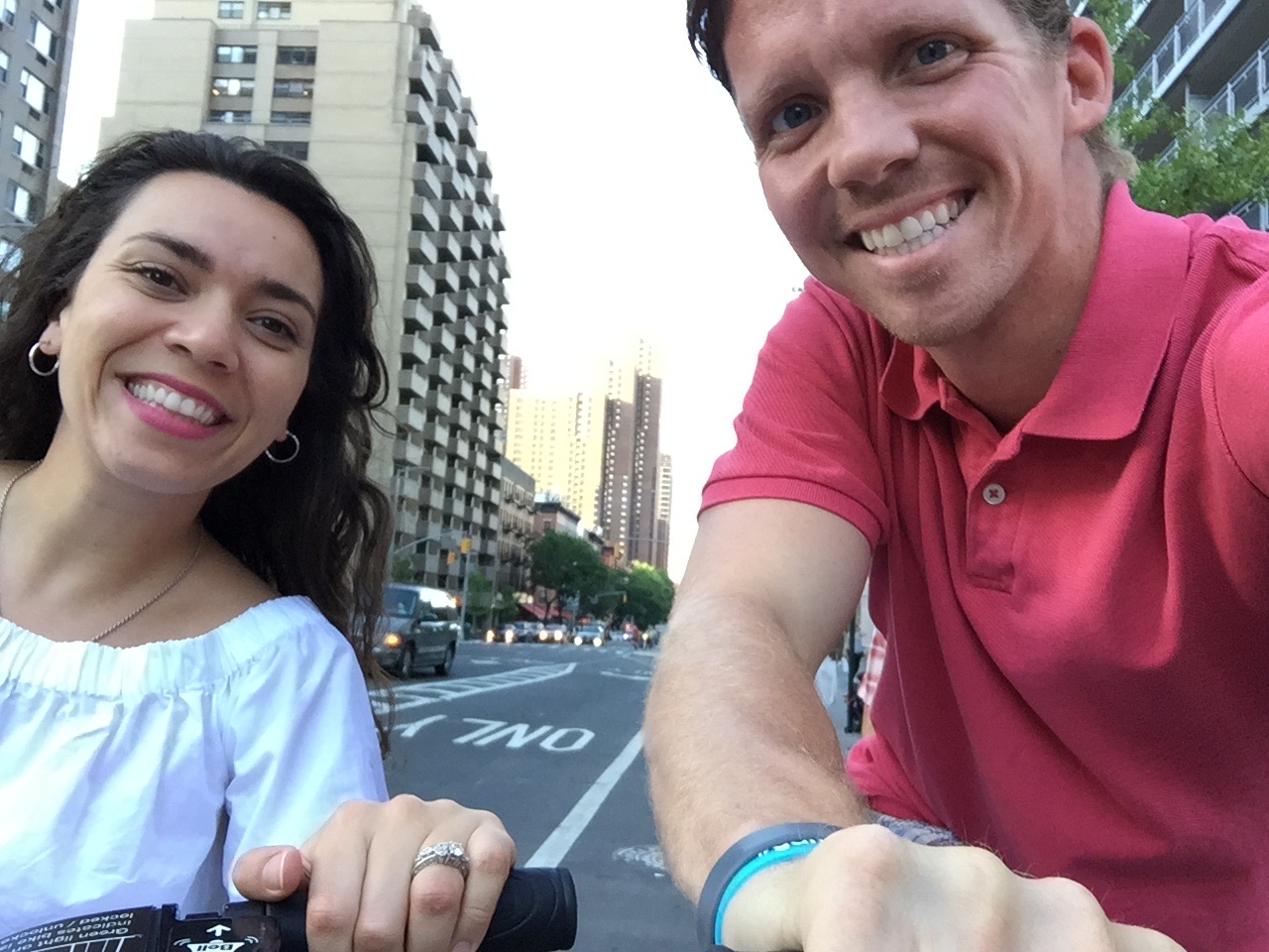  Last night was a perfect night for a bike ride to our date.&nbsp; 