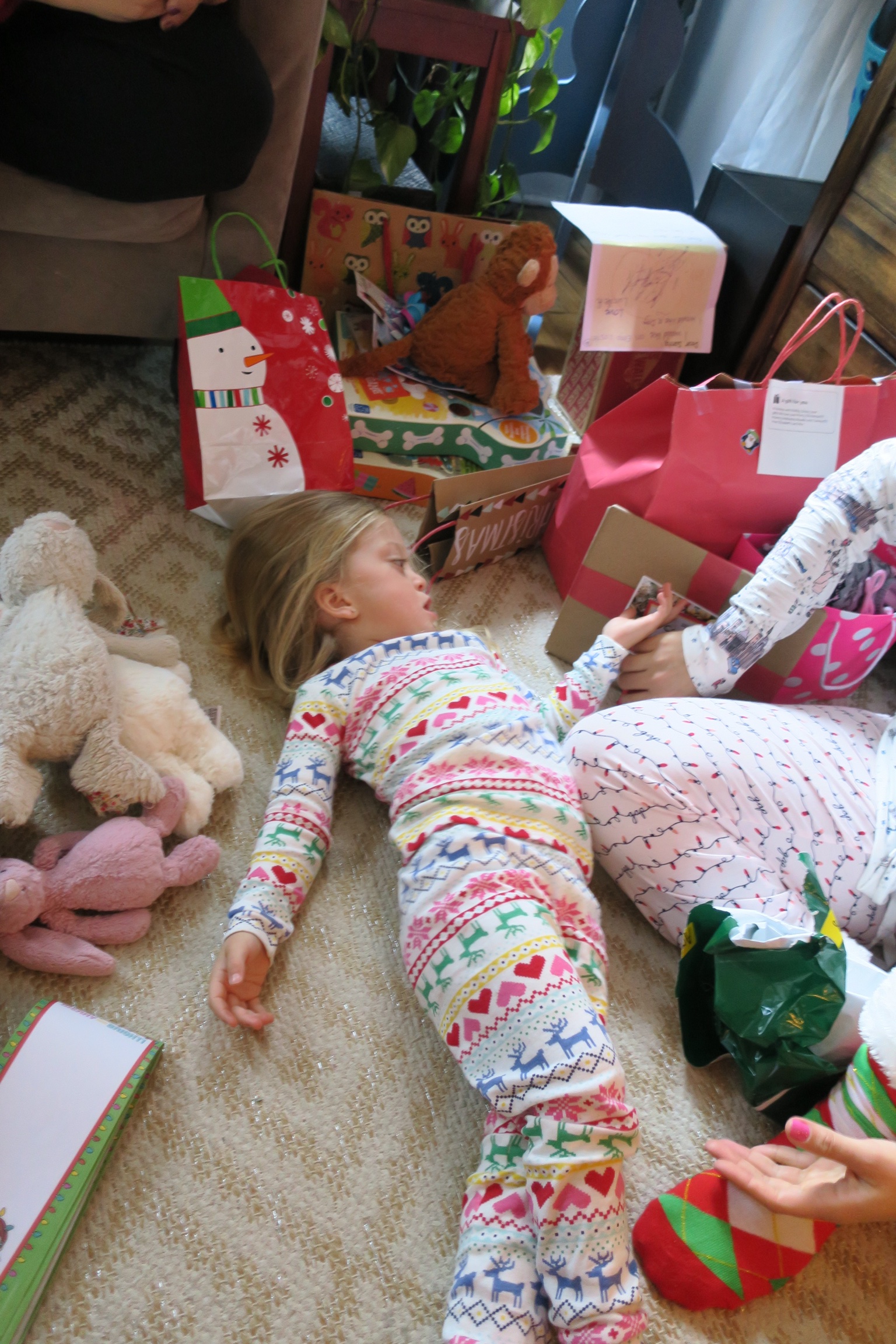  Tantrums can happen at any time, even on Christmas in the middle of opening gifts! 