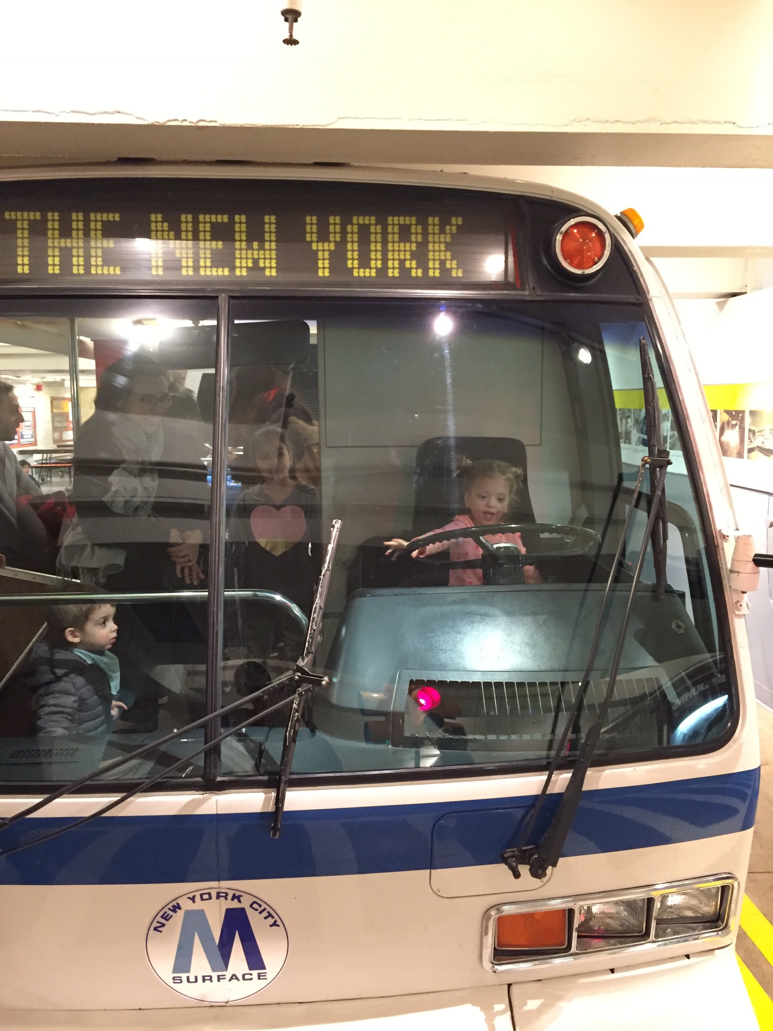  Fun at the Transit Museum with our dear friends that we met while Lucie was in the NICU. 