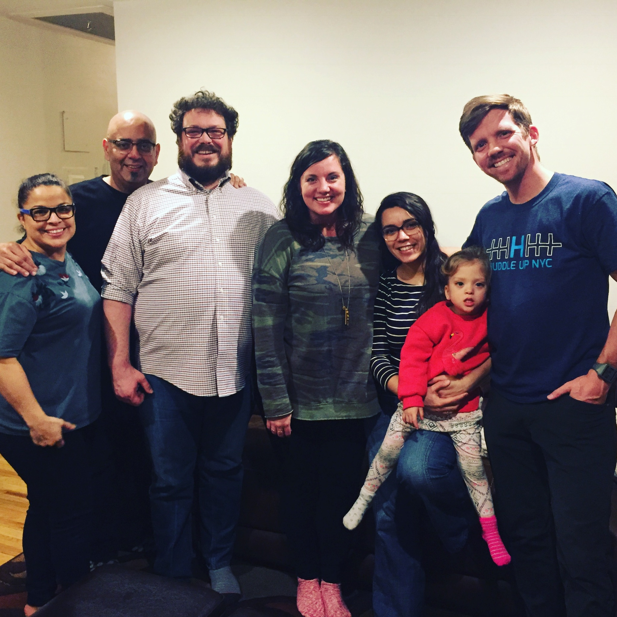  Dinner in Queens with the Riveras. They blessed us with a seriously amazing meal, and have been a blessing to our church family for years. We're going to miss them, but they're not going far, so we're still hoping to be able to continue to stay in t