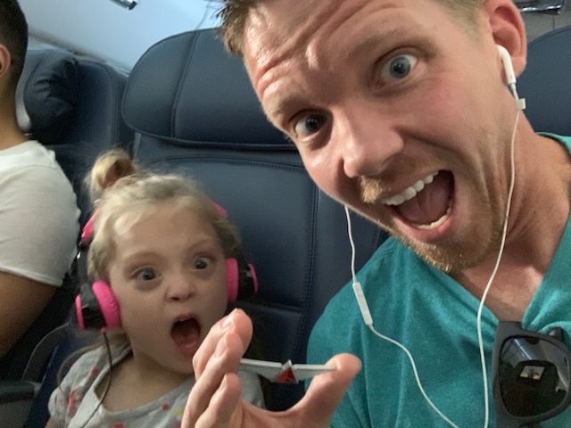Rob and Lucie went on a Daddy-Daughter trip to Florida for a long weekend