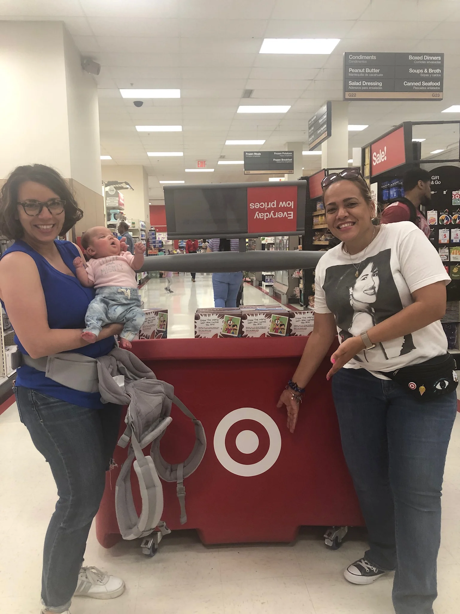 Baby’s first trip to Target