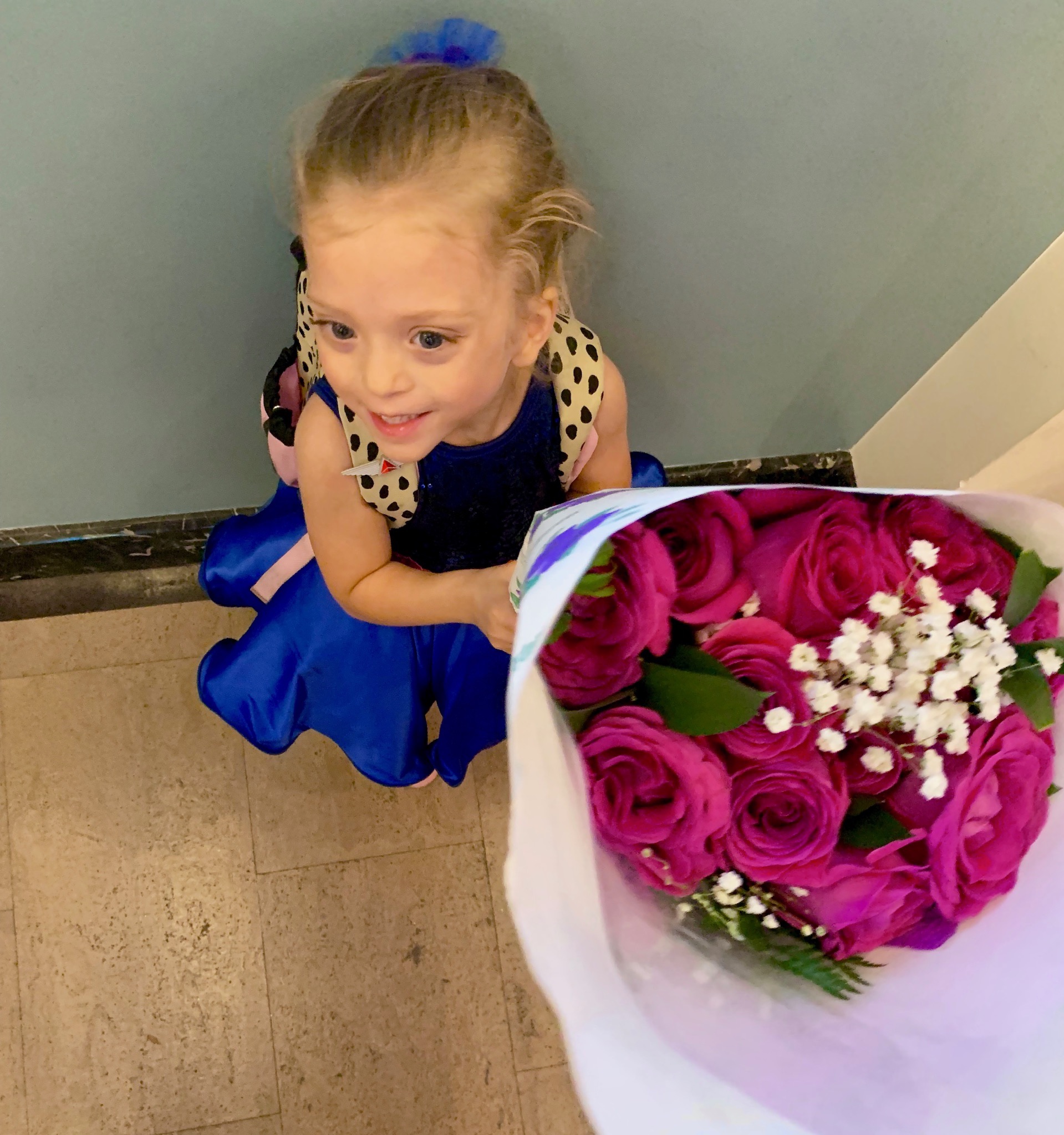 Proud of our brave girl!