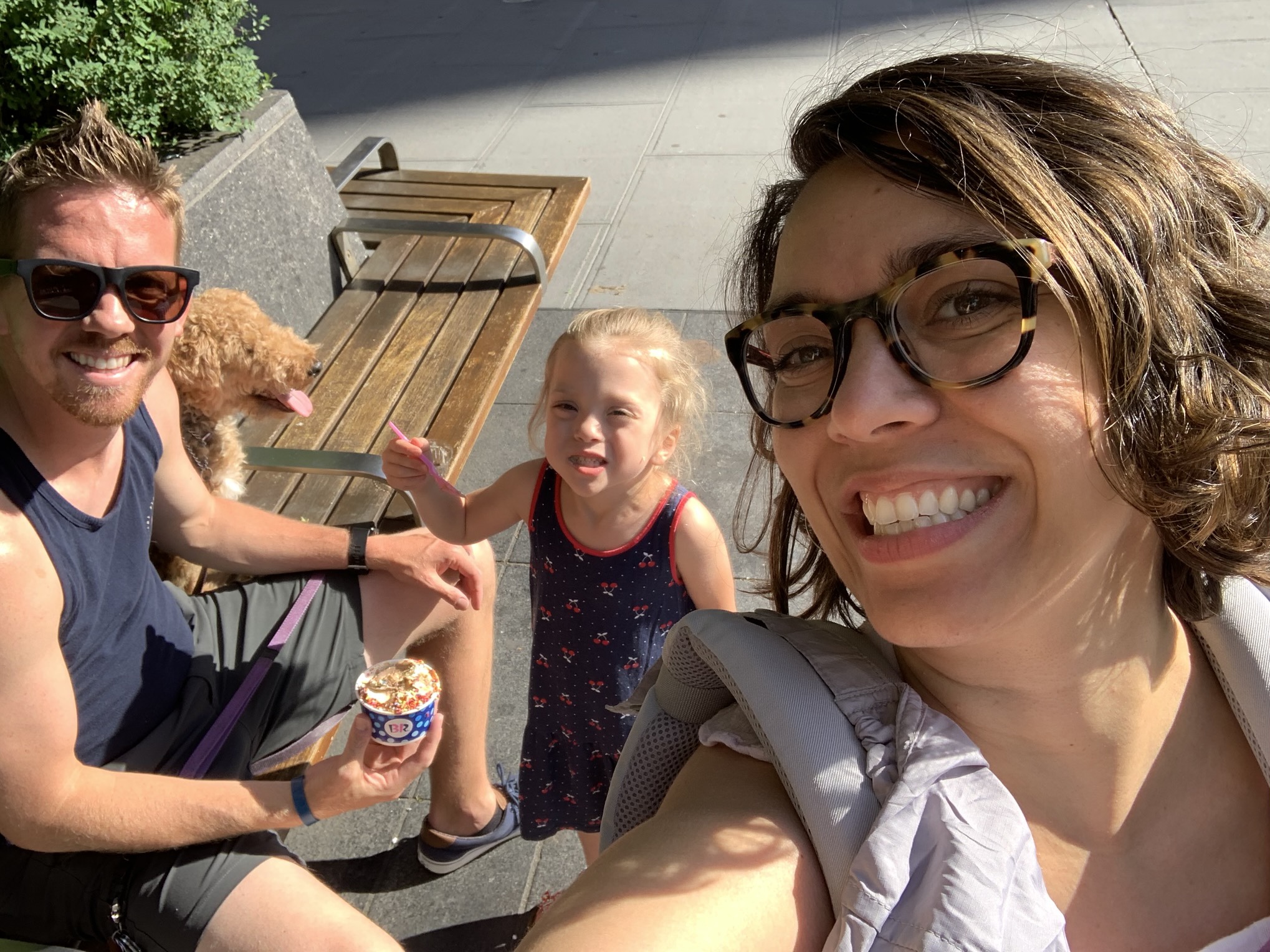 Celebratory ice cream, because it’s us, and that’s what we do!