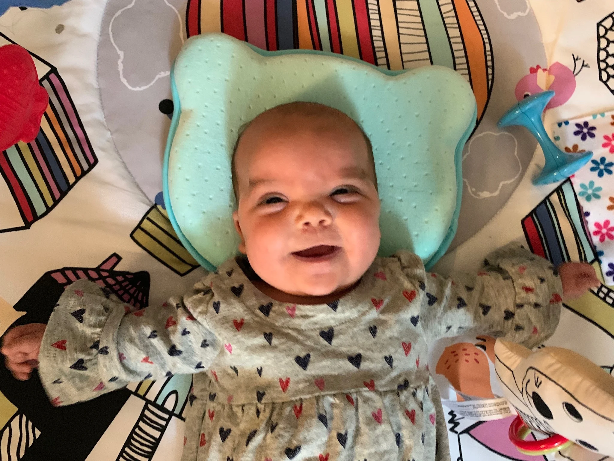 We’re starting to get more and more smiles, and even some laughs these days.