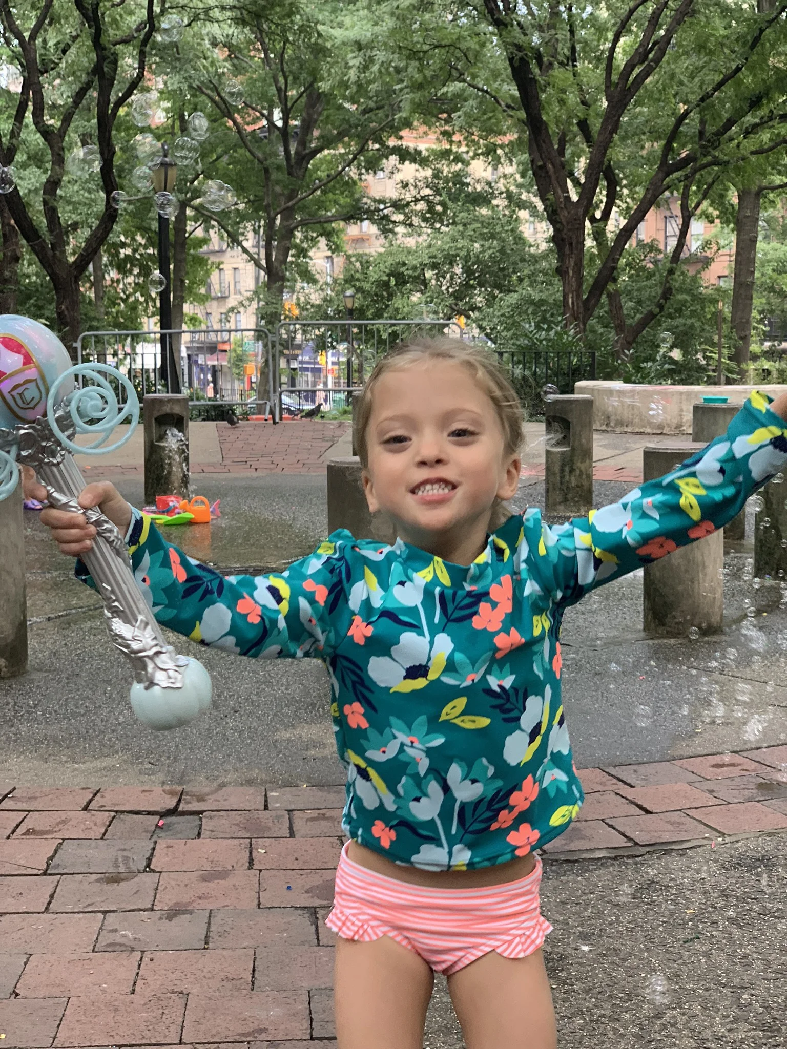 Bubbles in the park
