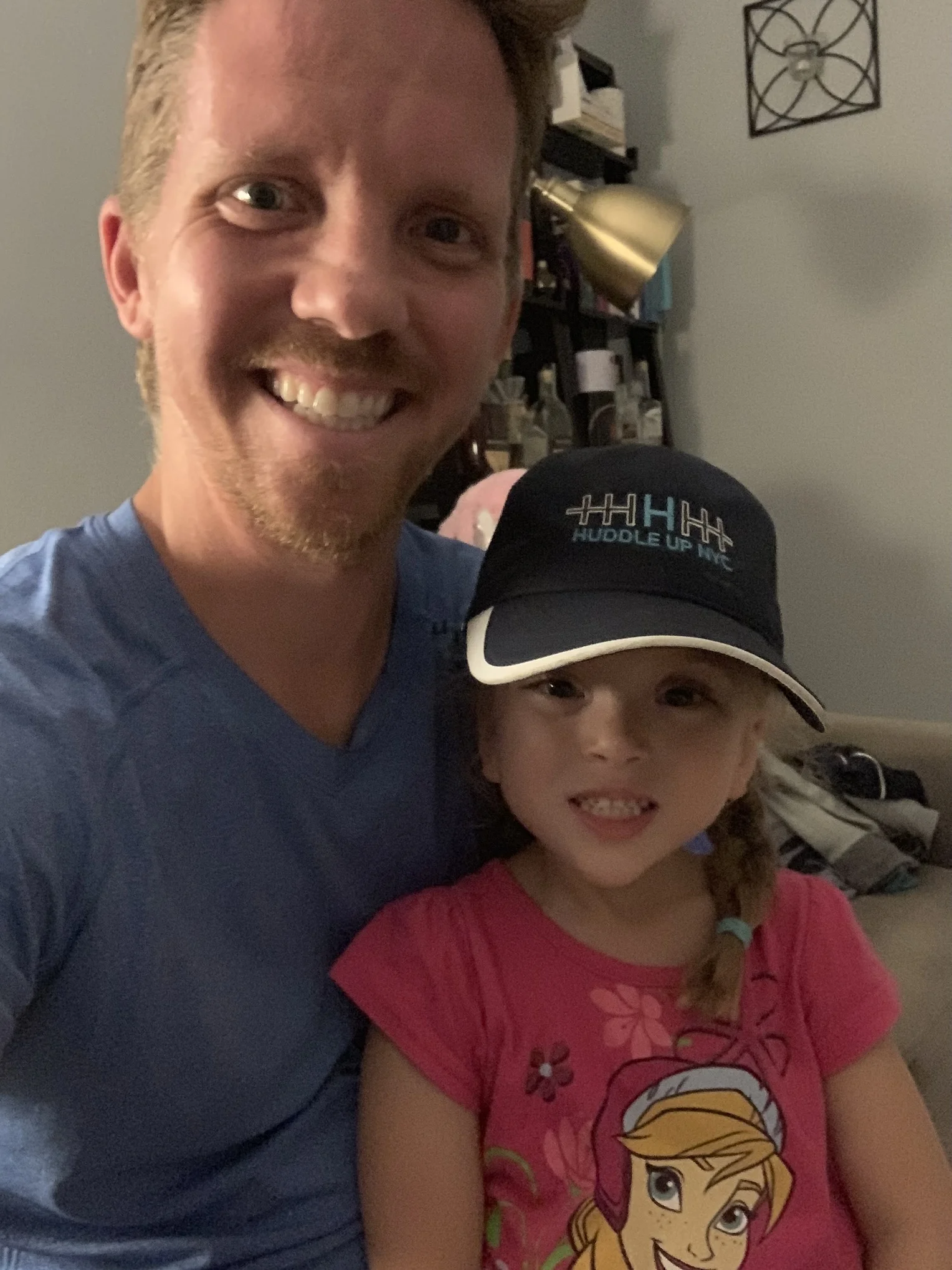 Rob had Lucie try on some new swag for Huddle Up NYC. This past week, we celebrated HUNYC’s 4th year! We couldn’t be more thankful for how HUNYC continues to grow.