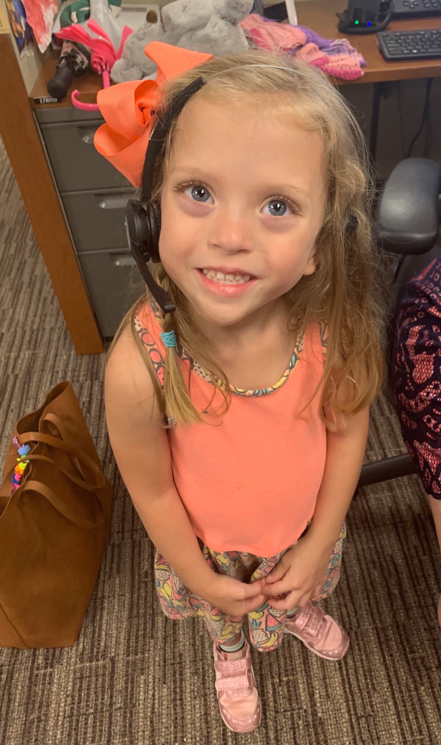 Lucie loved the headset