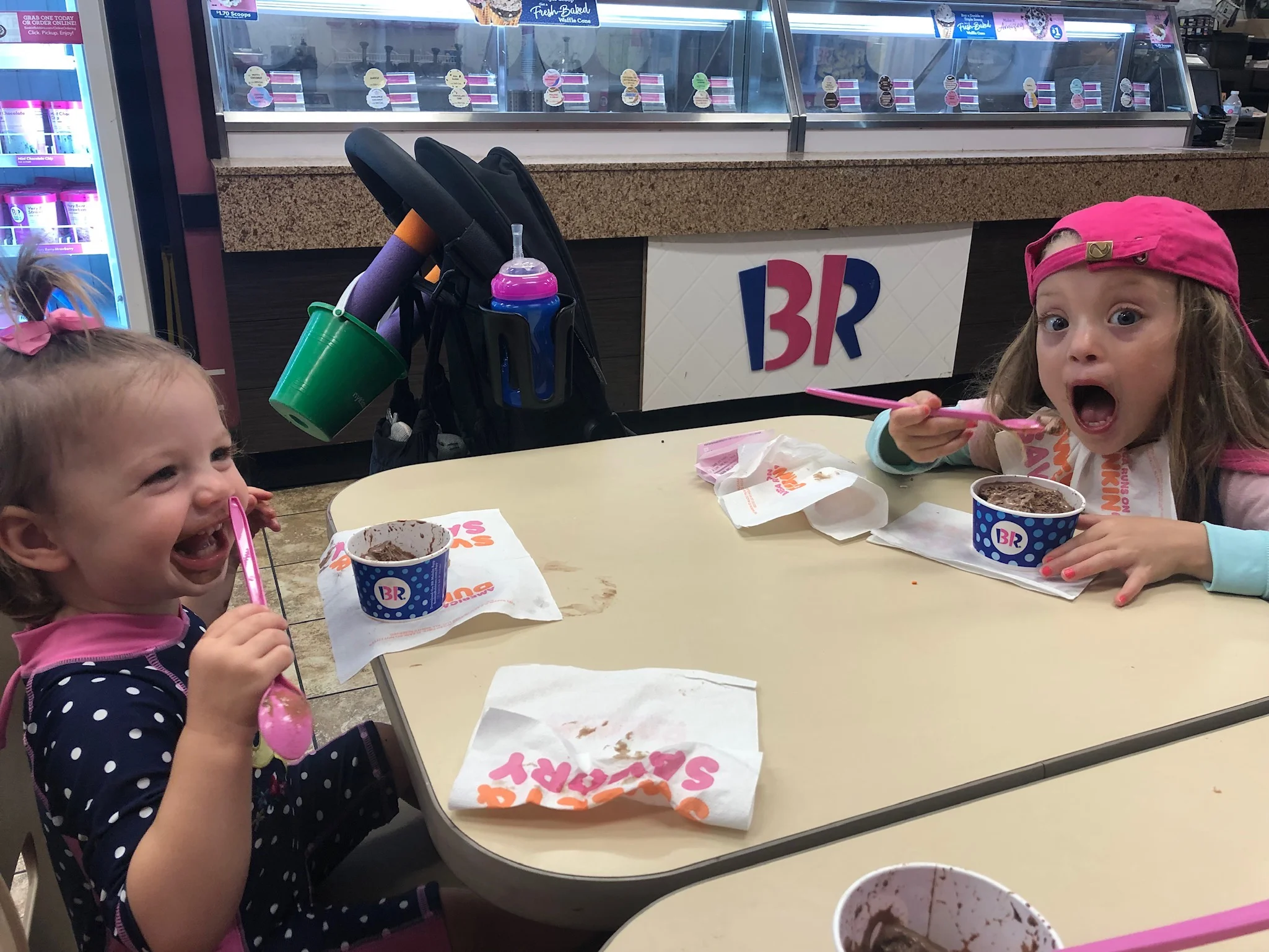 Impromptu ice cream on a hot day with a friend is just what summer break is for