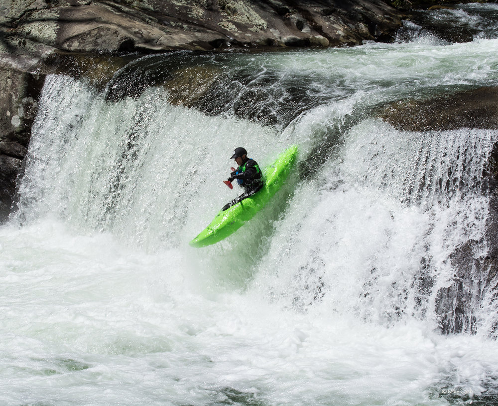  Baby Falls is a major thrill for the many kayakers on the Tellico River. 