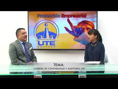 PROYECCION EMPRESARIAL TEMA - CARRERA DE CONTABILIDAD Y AUDITORIA UTE