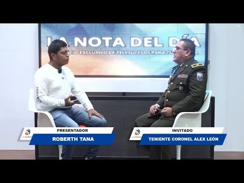 LA NOTA DEL DÍA 11 JUNIO 2025 Teniente Coronel Alex León, “YO VIVO SIN DROGAS –TÚ DECIDES”
