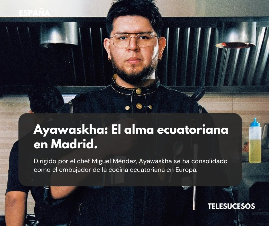 #EcuadorenMadrid
🇪🇨u Un merecido homenaje: Manabí, Región Gastronómica Mundial 2026.
🔬🍽️ El próximo jueves 6 de noviembre, la capital española se prepara para vivir una noche excepcional dedicada a la cocina, l