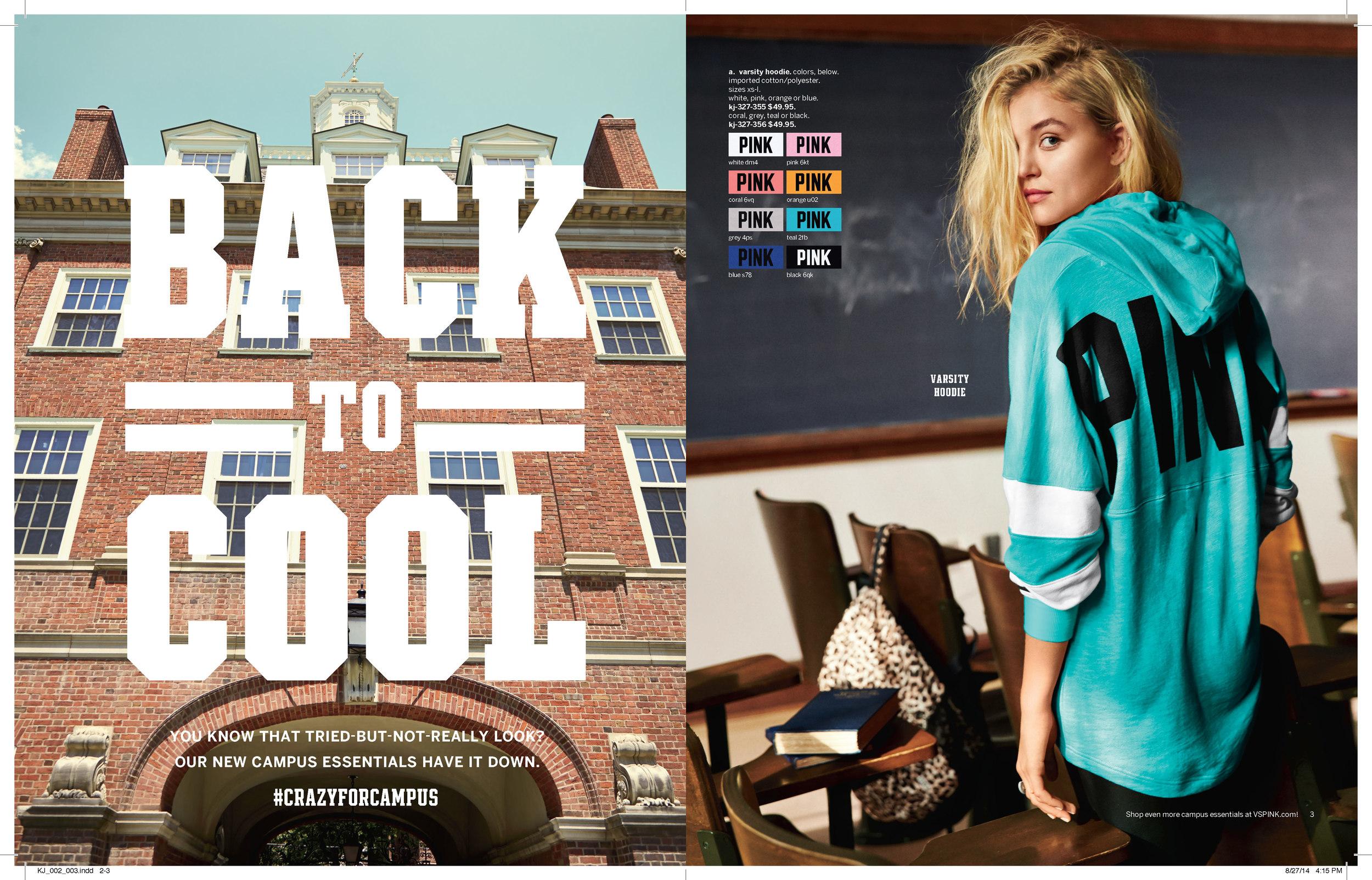 2014 Victoria's Secret PINK Back to School Catalog