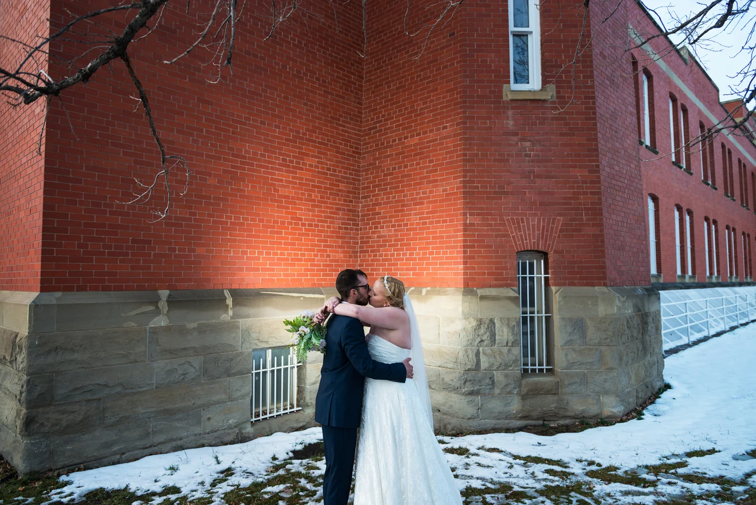 Edmonton Winter Wedding Photography | Prince of Whales Armoury | Austin and Becky 