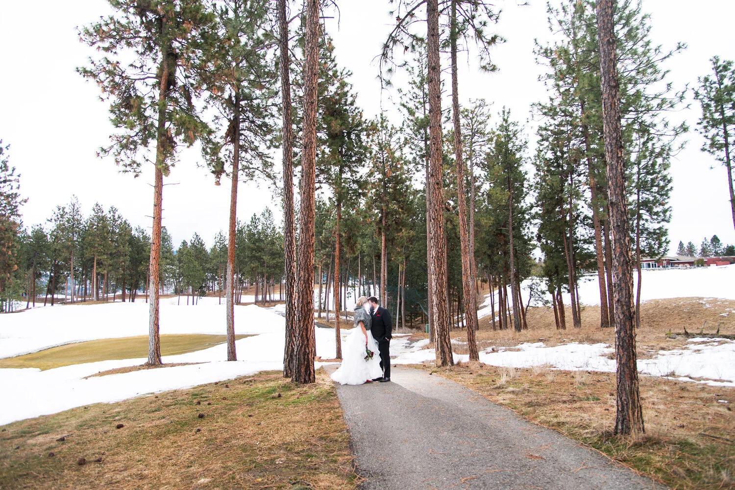 Edmonton Destination Wedding Photographer | Kelowna Okanagan Golf Club Winter Wedding | Kristy and Mark  