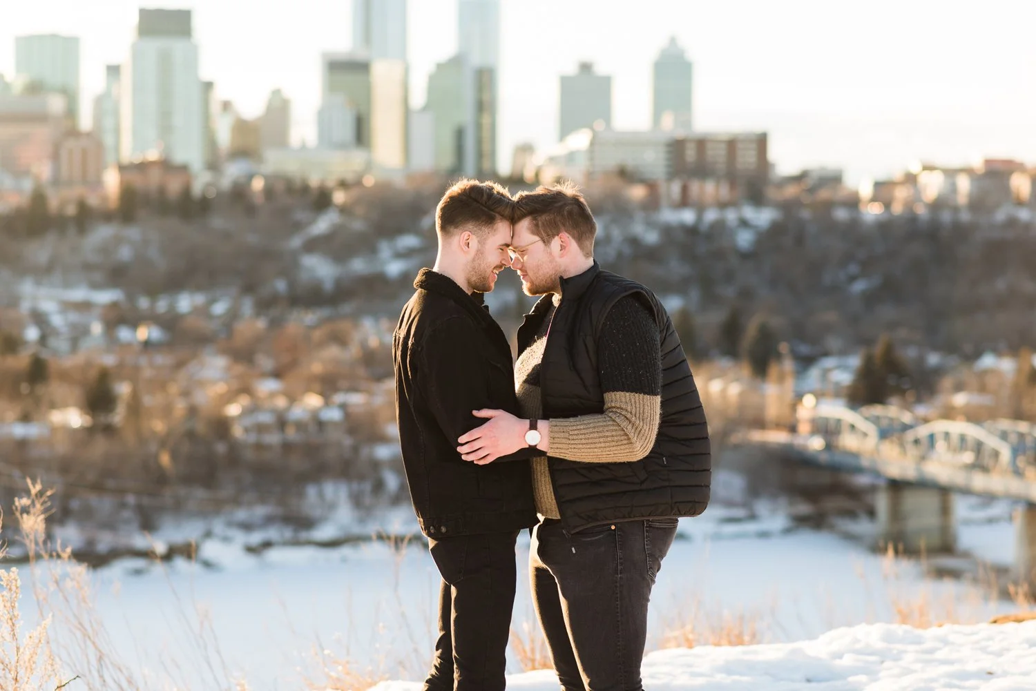 Edmonton Couples Photography | 1st Anniversary Session | Garrett and Matt