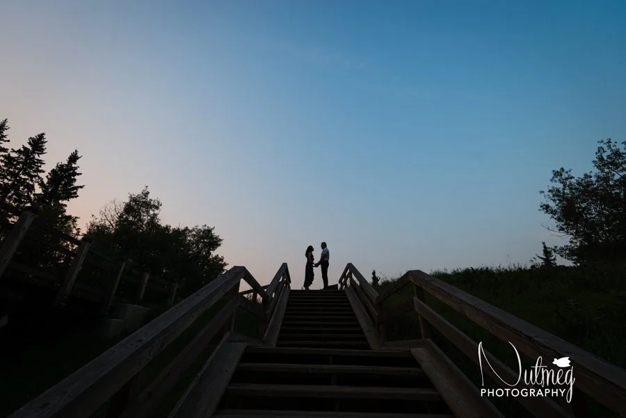 Edmonton Fall Engagement Photography | Mill Creek  Fall Engagement Session 