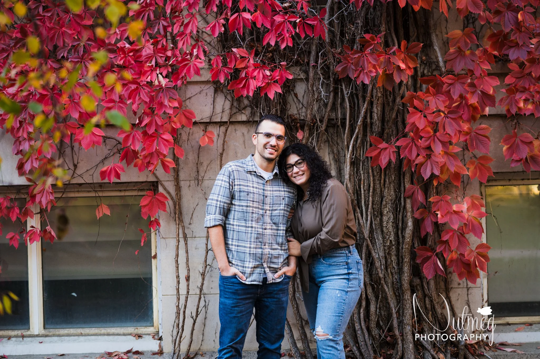 Edmonton Fall Engagment session | U of A Arts Building Fall Engagement 