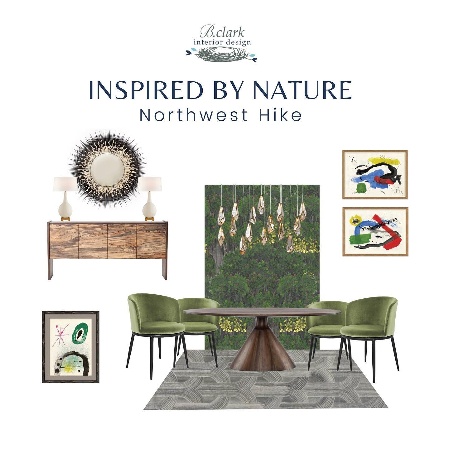 🌿The look of these natural elements doesn't get lost in this translation. Swipe to see the photo that inspired my design. 👀#inspiredbynature #bclarkinteriordesign⁠
⁠
⁠
⁠
⁠
⁠
⁠
#interiordesigner #happyhome #peacefuldesign #designdetails #portlanddes