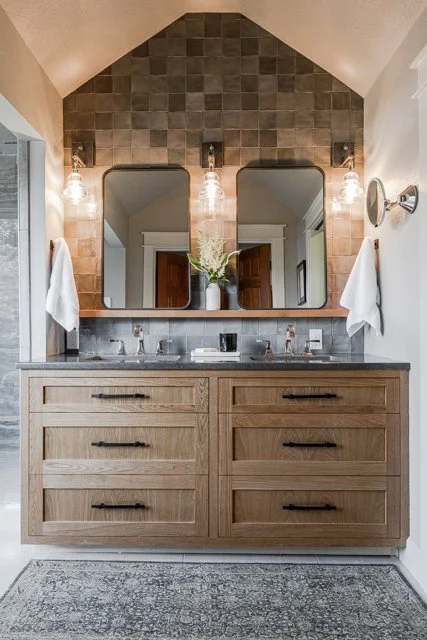 A Tale of Two Bathrooms: Two Spa-Inspired Bathrooms—Modern Calm vs Warm Luxury