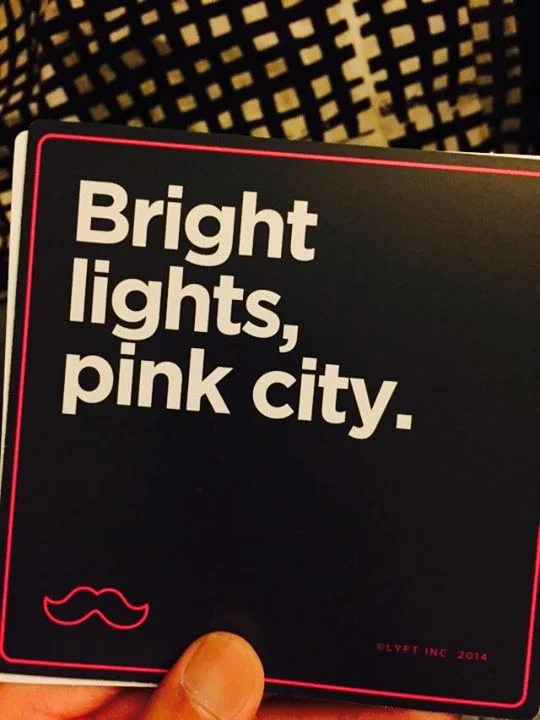 bright lights pink city