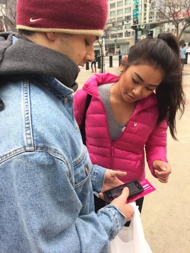 Our San Francisco street team ventured out to promote Lyft.